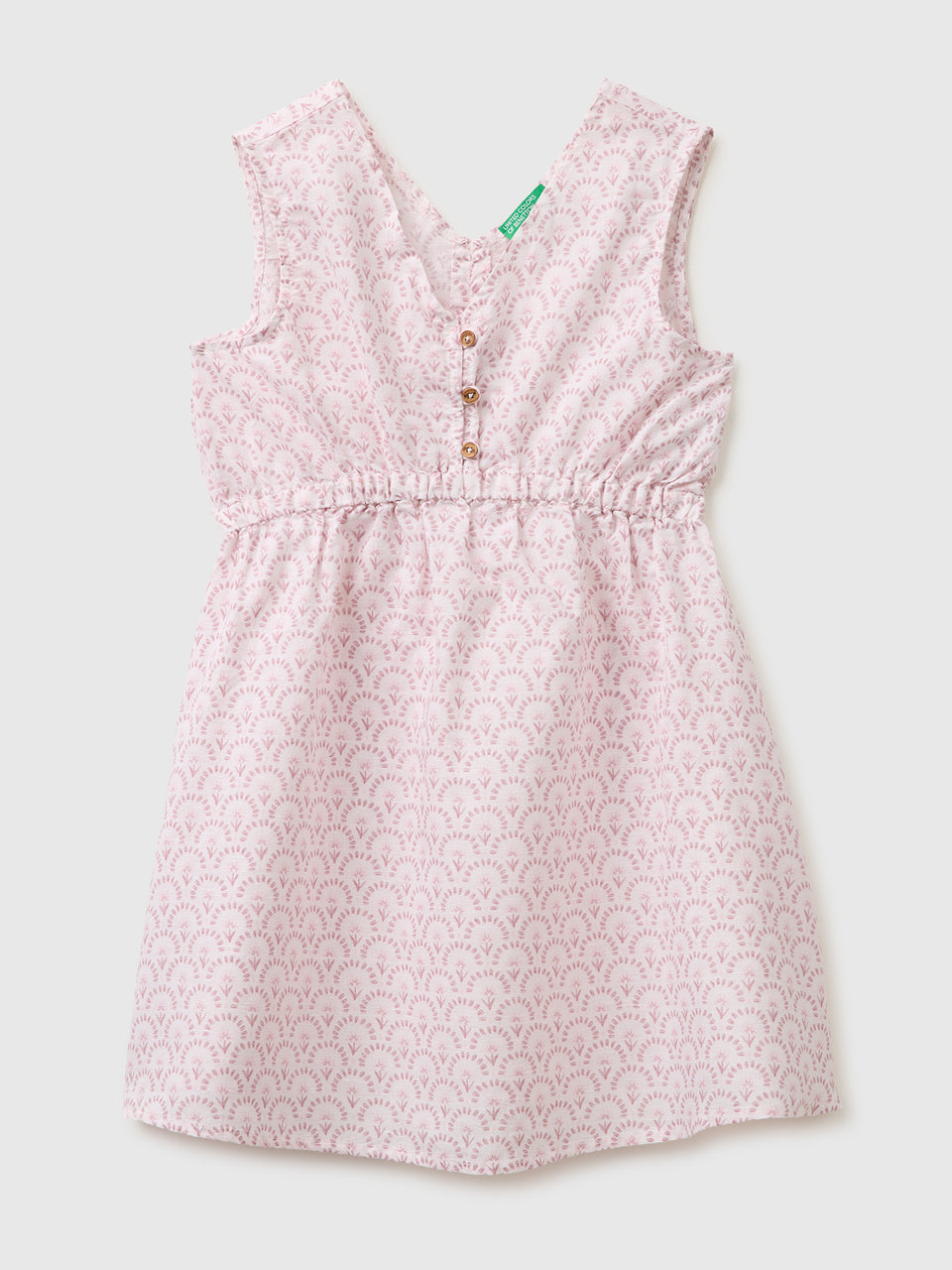 Vestido às flores em mistura de linho - ucb_image_FS
