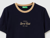 T-shirt with embroidered crest - ucb_image_DS1