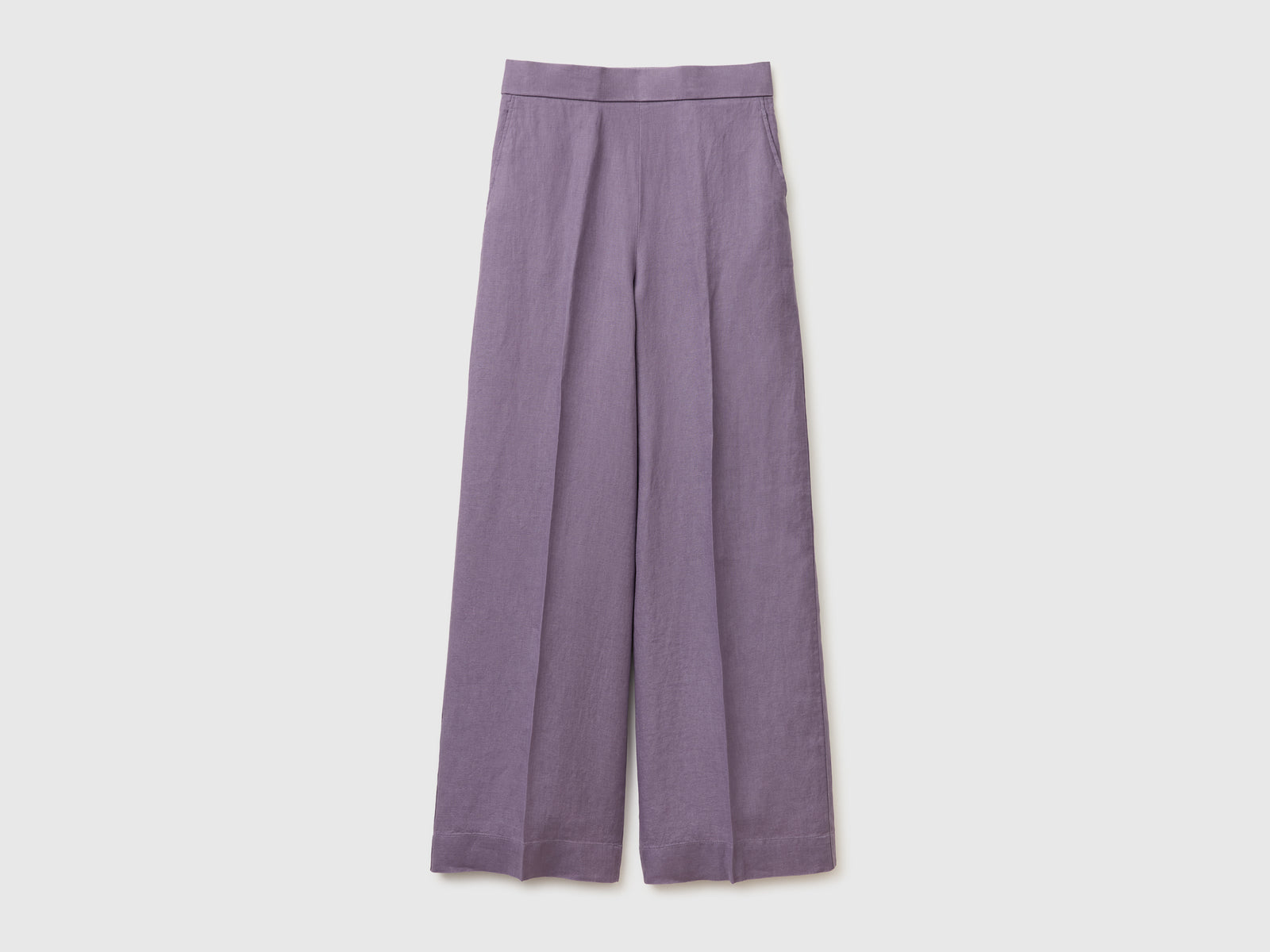 Palazzo trousers in pure linen - ucb_image_FS