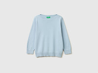 Light blue sweater with boat neck - ucb_image_FS