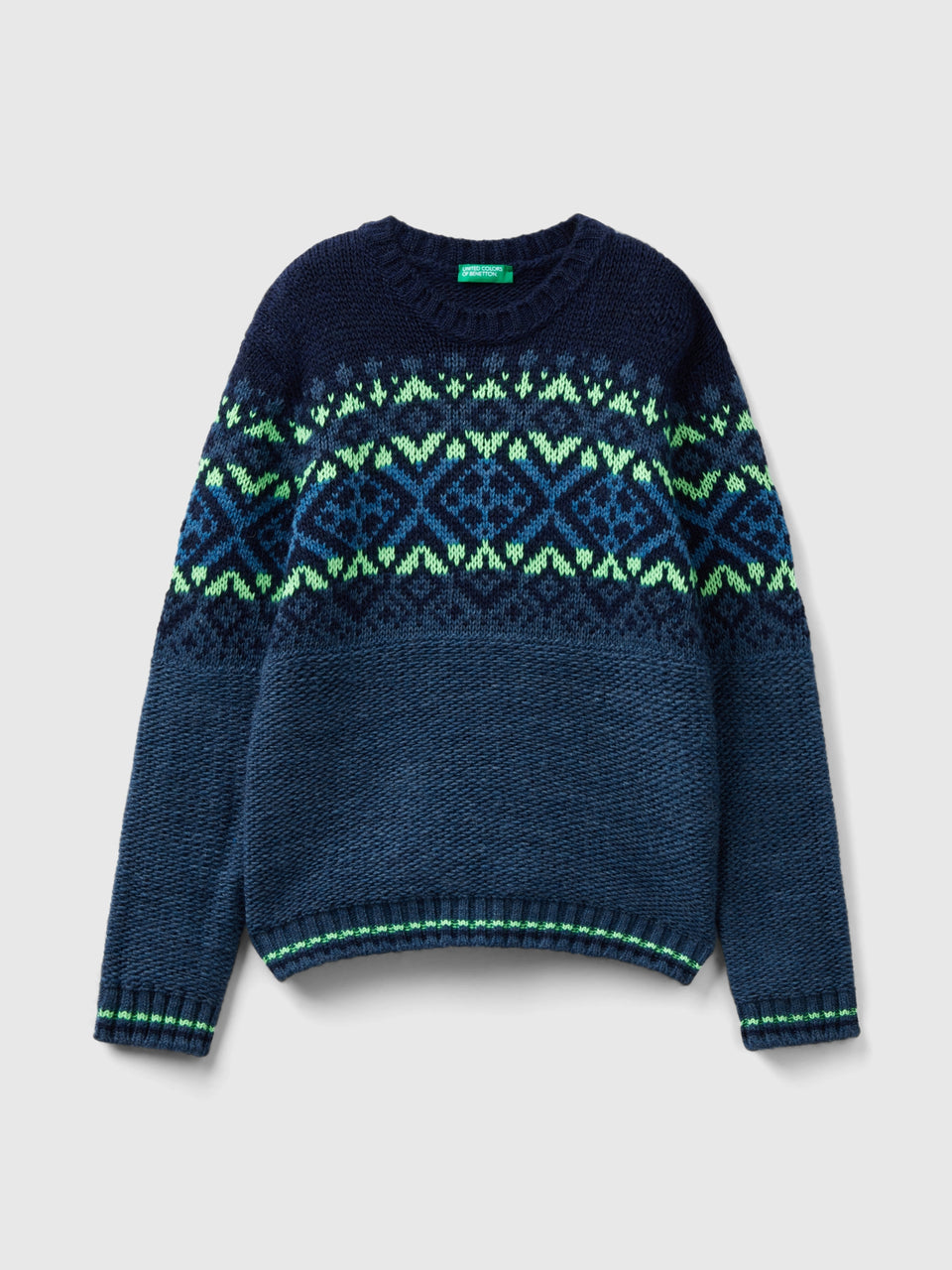 Camisola jacquard com detalhes fluorescentes - ucb_image_FS