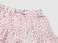 Floral skirt in linen blend - ucb_image_DS1