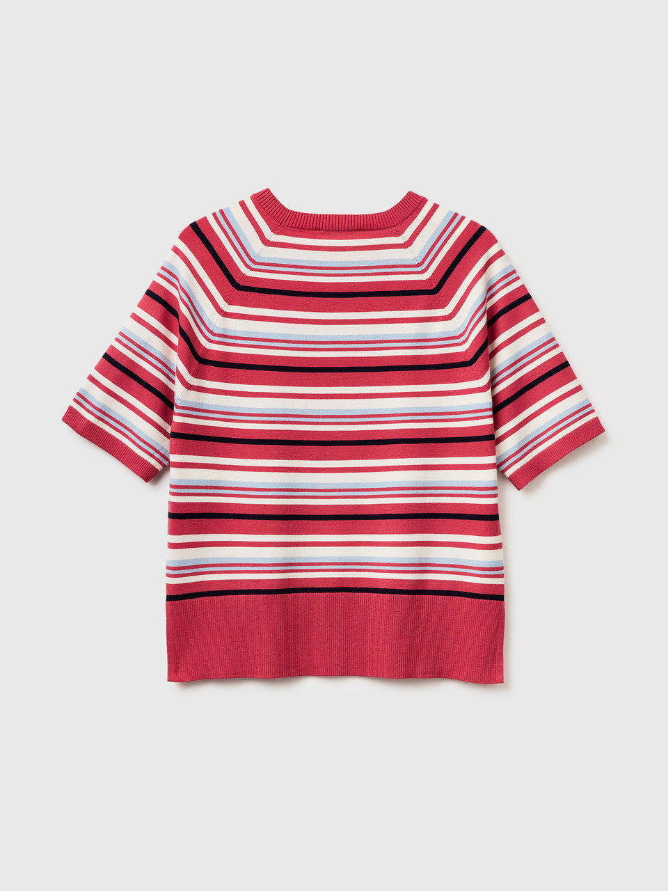 Striped short-sleeved sweater - ucb_image_BS