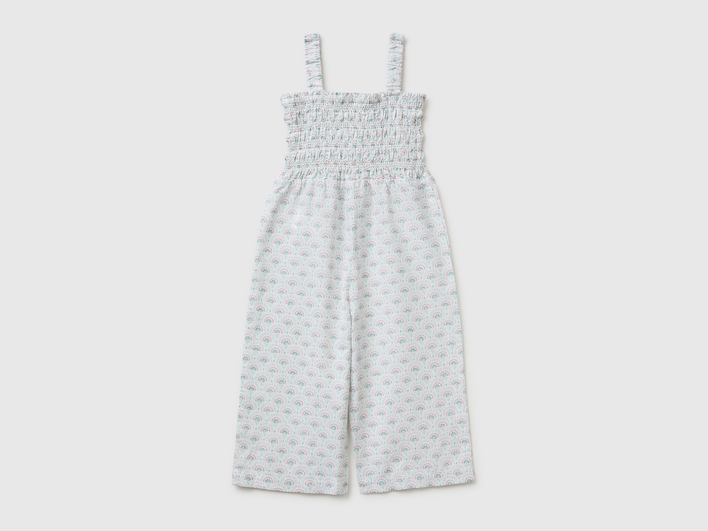 Floral linen blend jumpsuit - ucb_image_BS