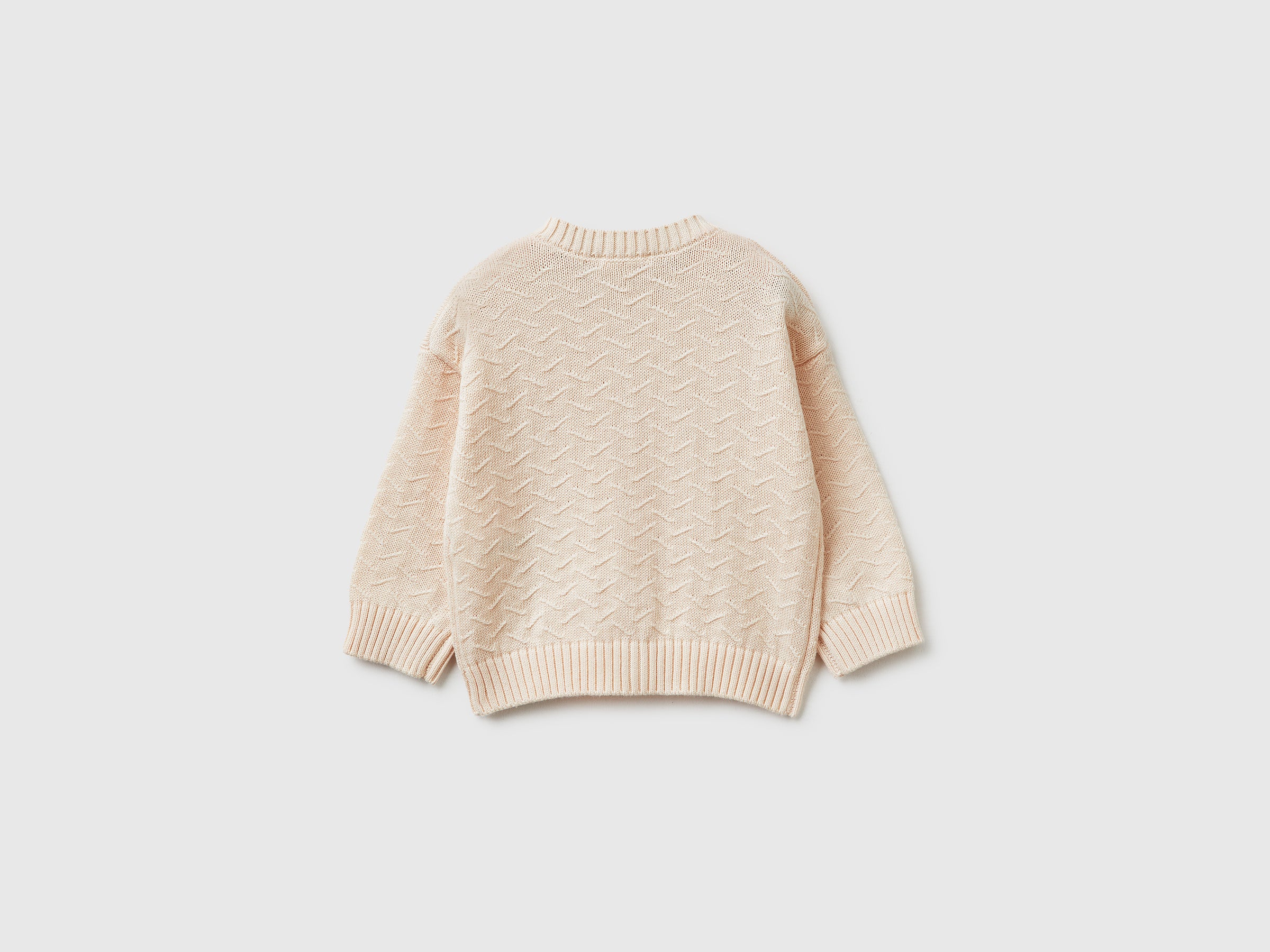 Organic cotton crew neck cardigan - ucb_image_BS