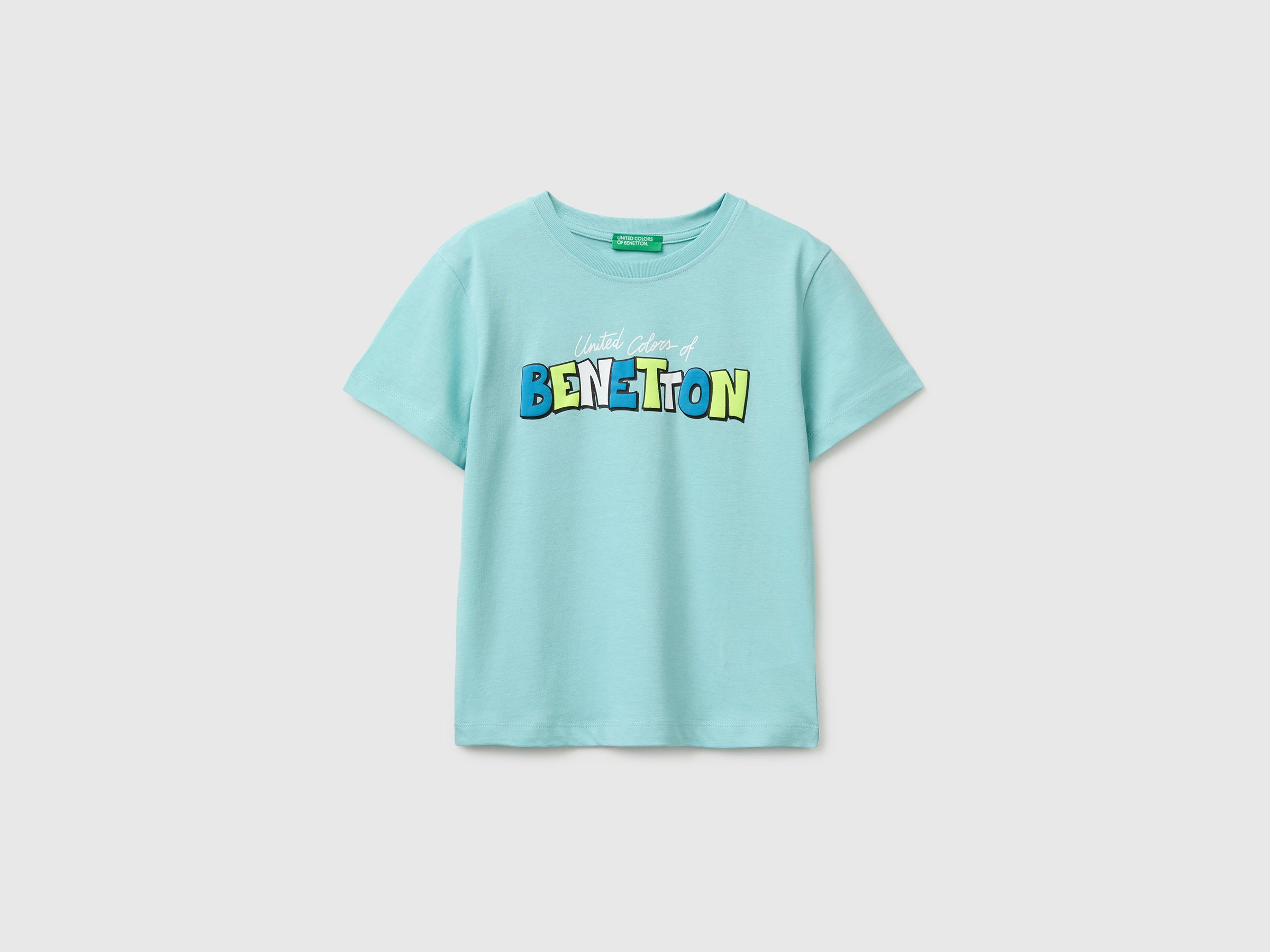 Organic cotton T-shirt with logo print - ucb_image_FS