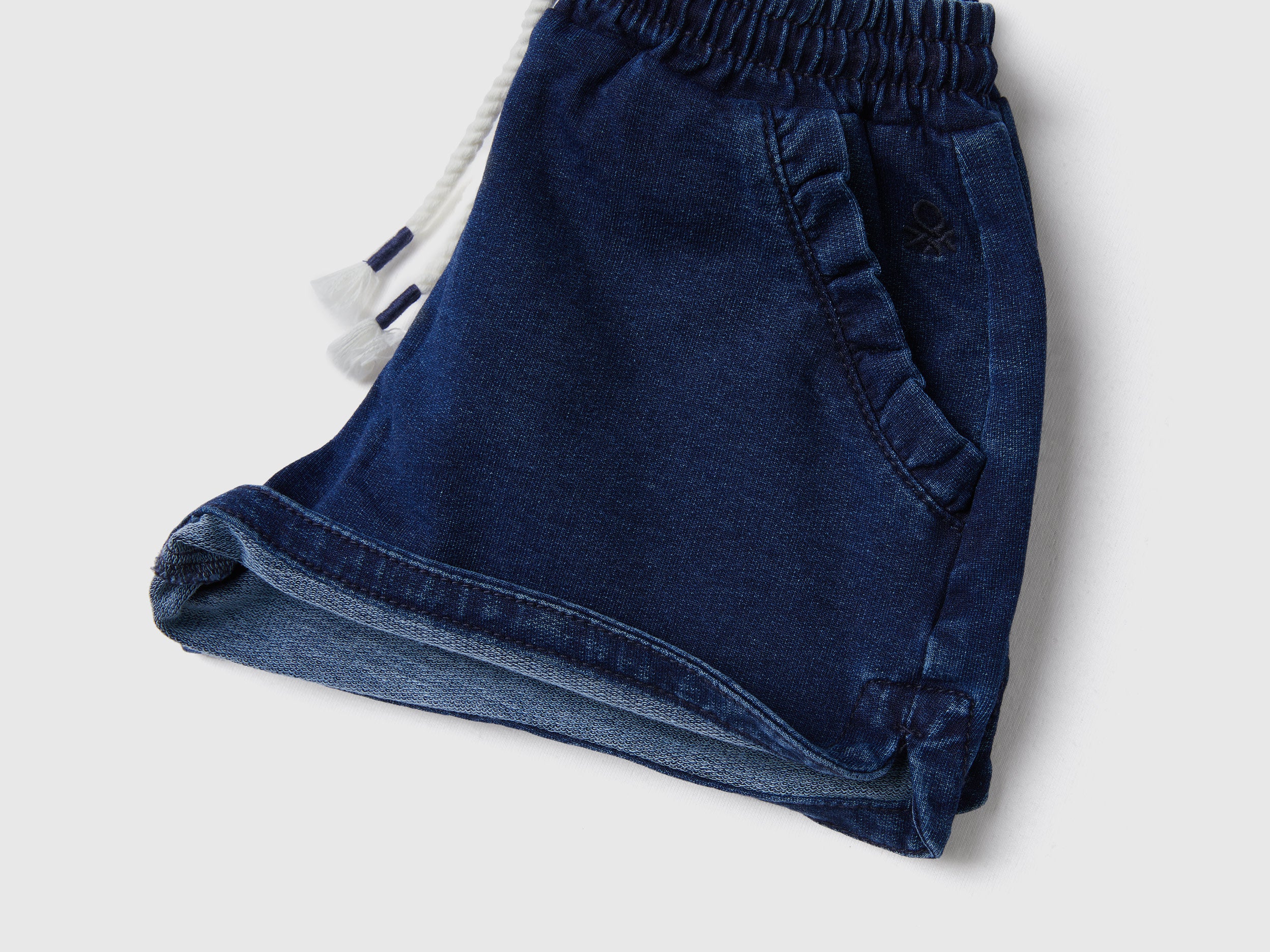 Bermudas em felpo efeito denim - ucb_image_DS1