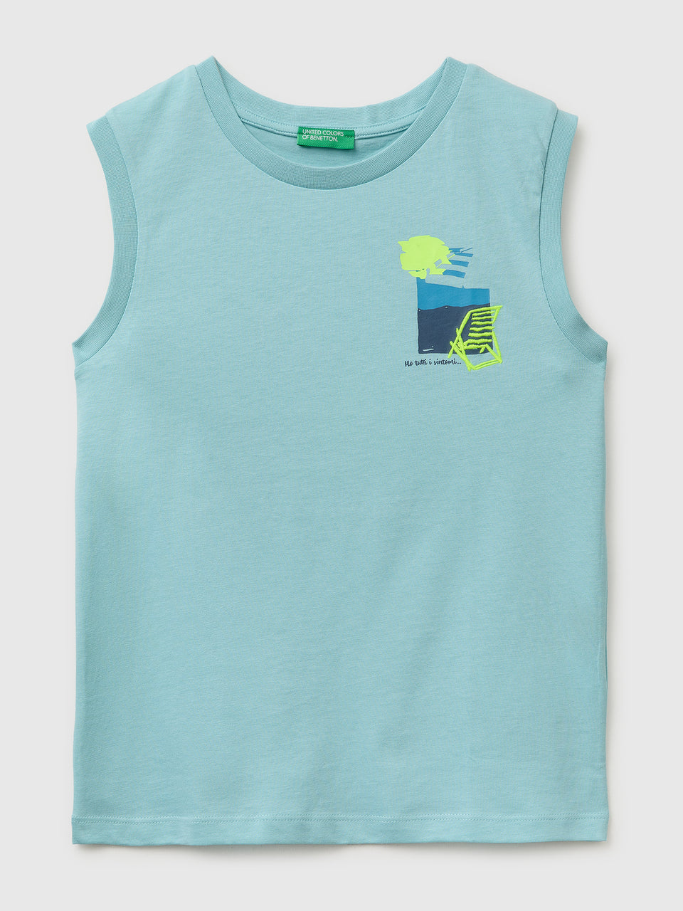 Tank top with print and embroidery - ucb_image_FS