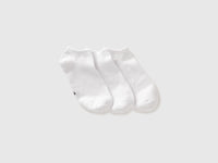 Três pares de meias curtas cor sólida - ucb_image_FS
