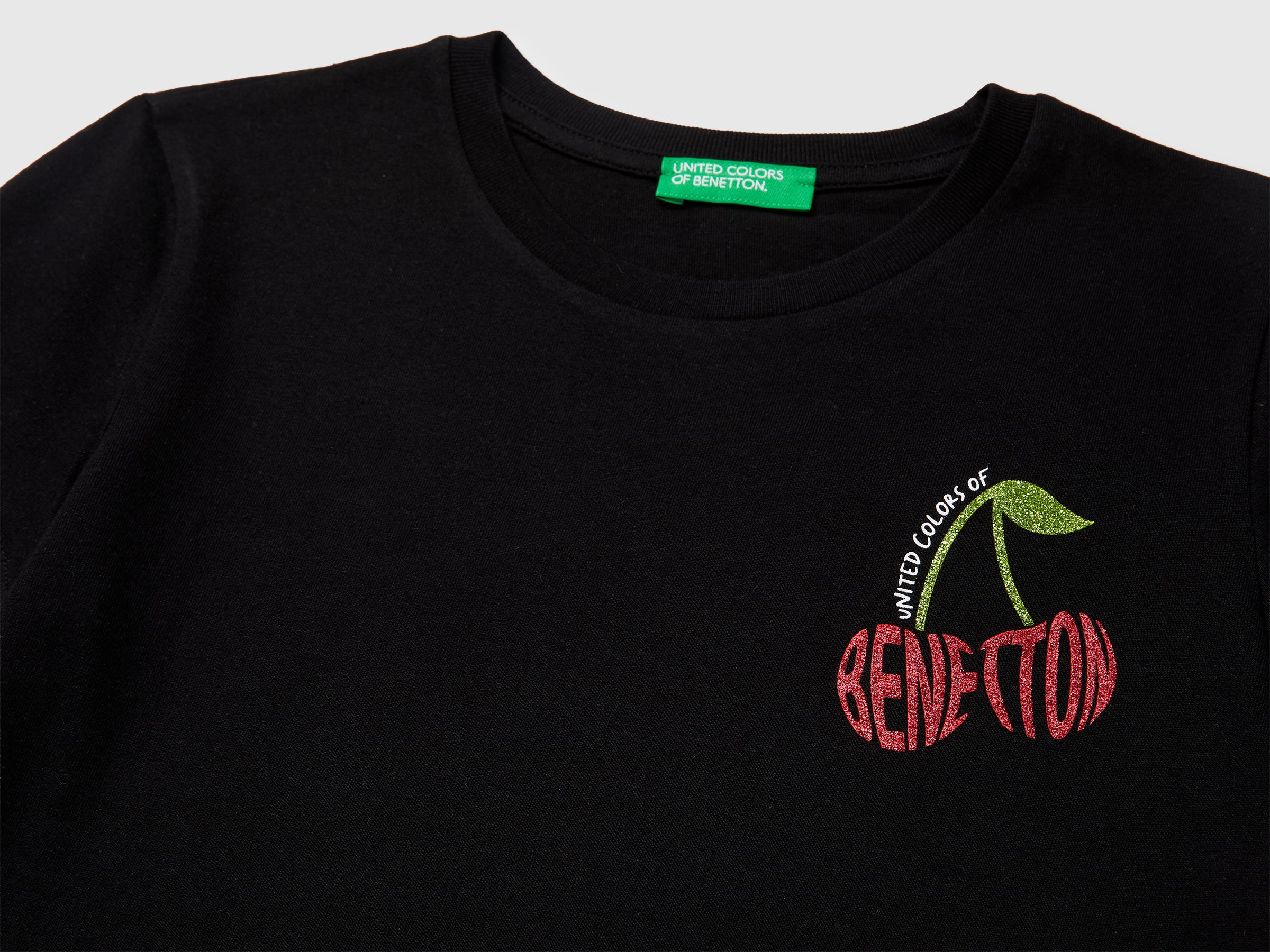 T-shirt with glitter print - ucb_image_DS1