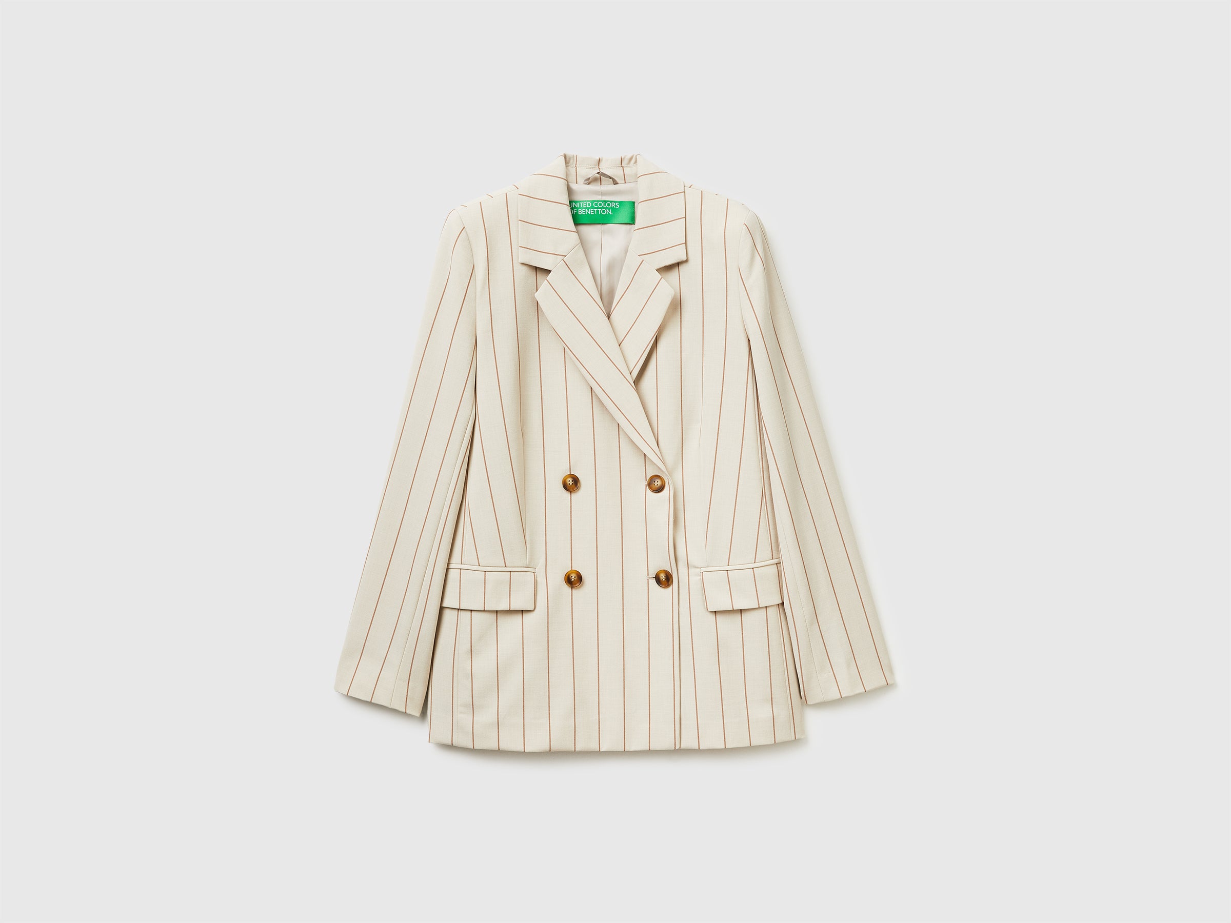 Double-breasted pinstriped jacket - ucb_image_FS