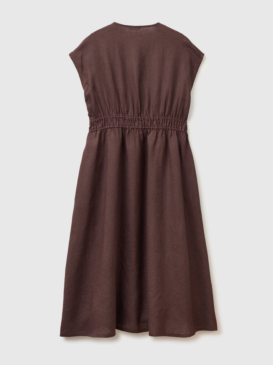 Flared dress in pure linen - ucb_image_BS
