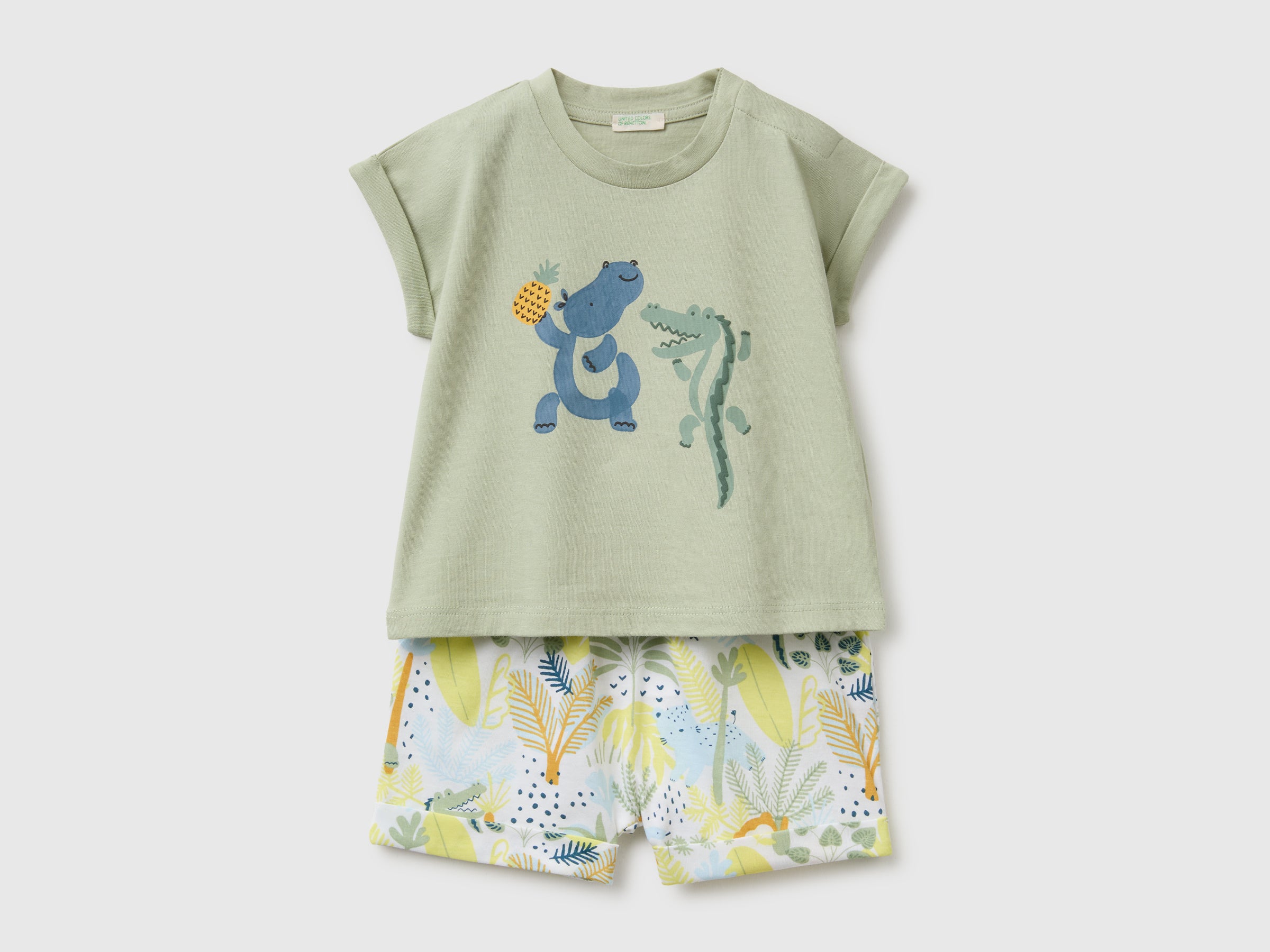 Printed t-shirt and shorts set - ucb_image_FS