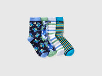 Four pairs of patterned socks - ucb_image_FS