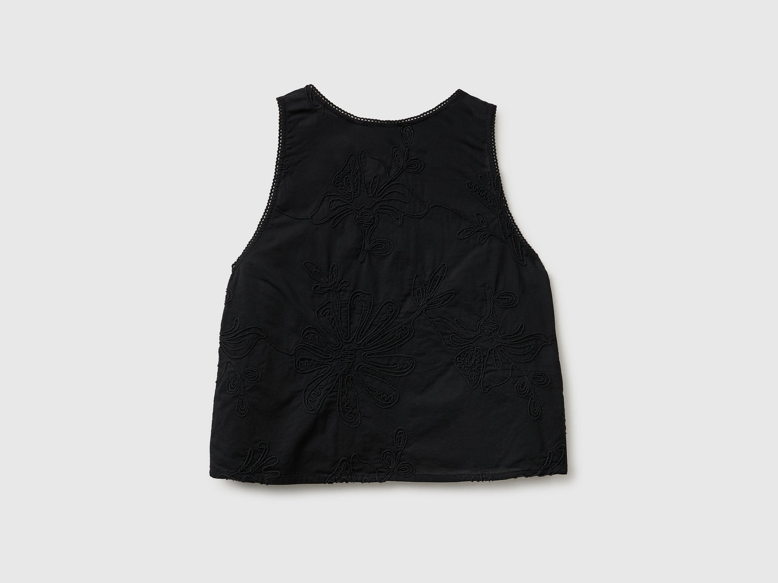 Tank top with floral embroidery - ucb_image_BS