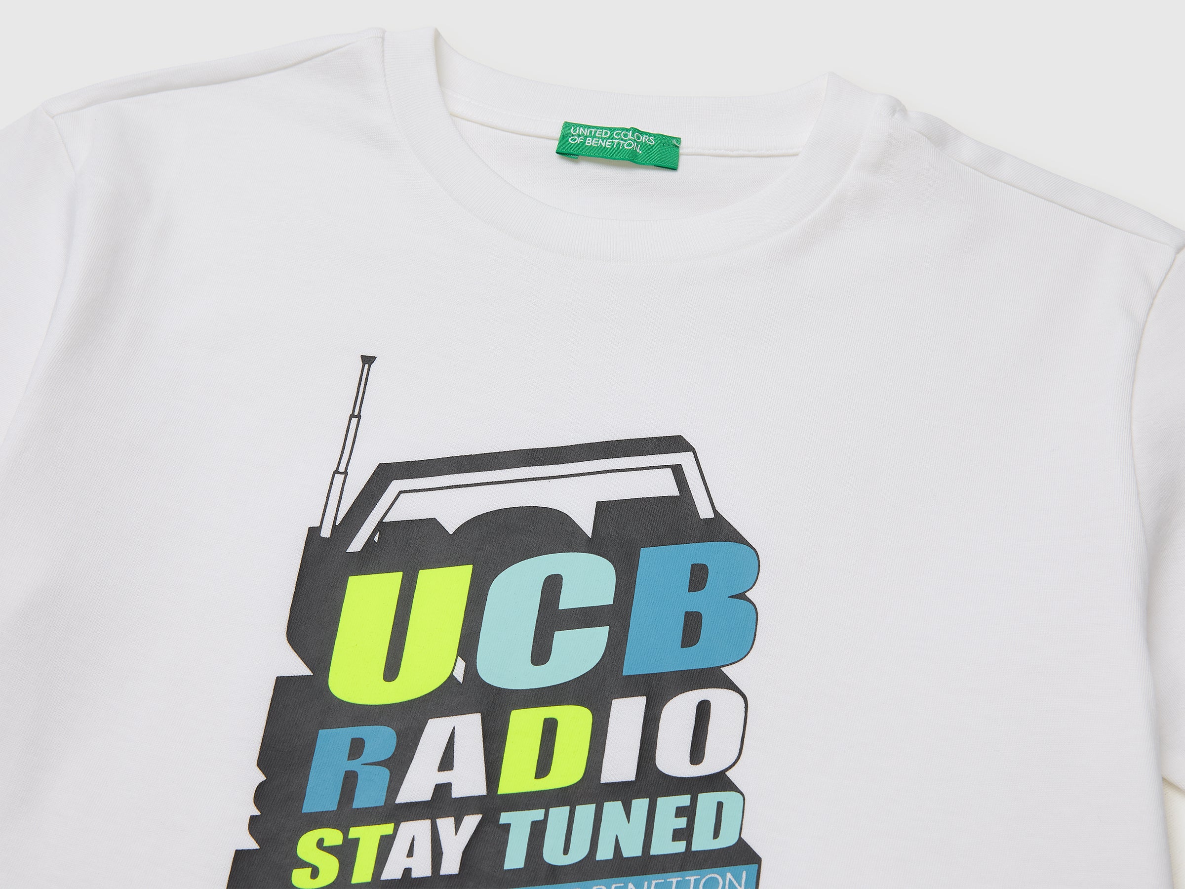 Organic cotton T-shirt with logo print - ucb_image_DS1
