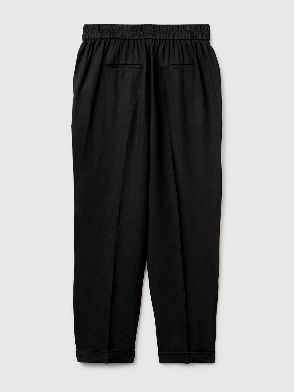100% linen cigarette trousers - ucb_image_BS