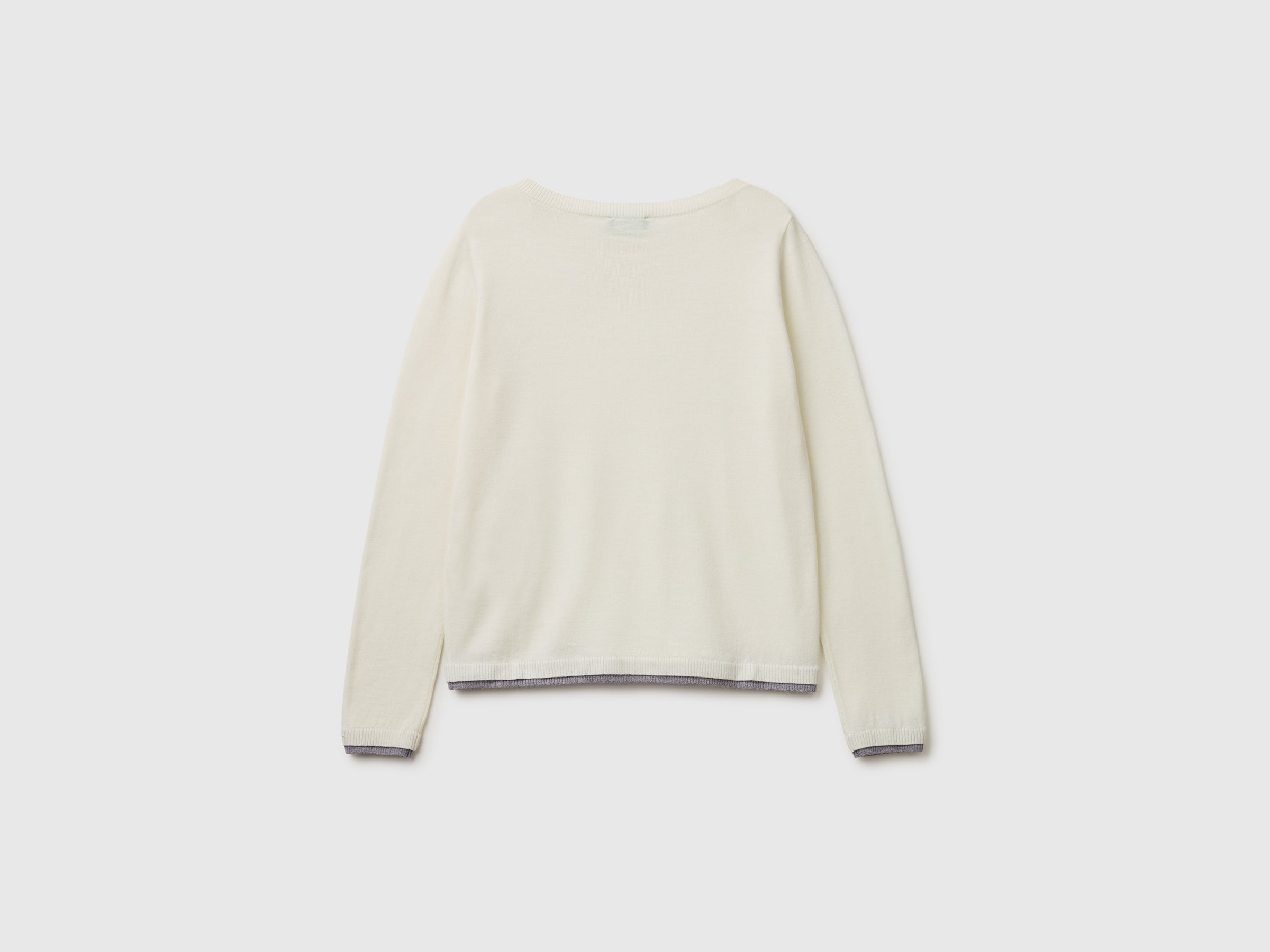 100% Merino wool boat neck sweater - ucb_image_BS