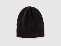 Gorro preto em pura lã Merino - ucb_image_BS
