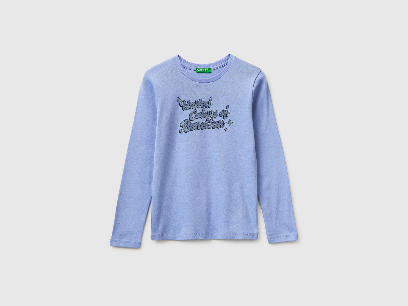 T-shirt com logótipo glitter em algodão orgânico - ucb_image_FS