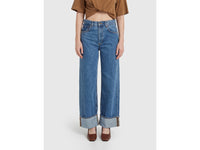 Jeans cropped com dobra lavagem clara - ucb_image_F