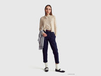 Camisola de manga curta em mistura de viscose - ucb_image_FY