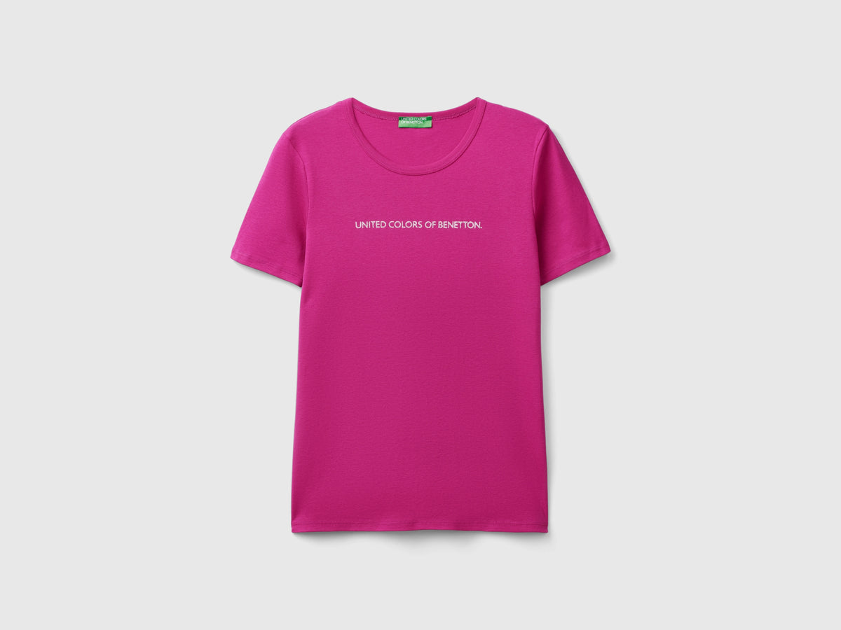 T-shirt 100% algodão com estampa logótipo glitter - ucb_image_FS