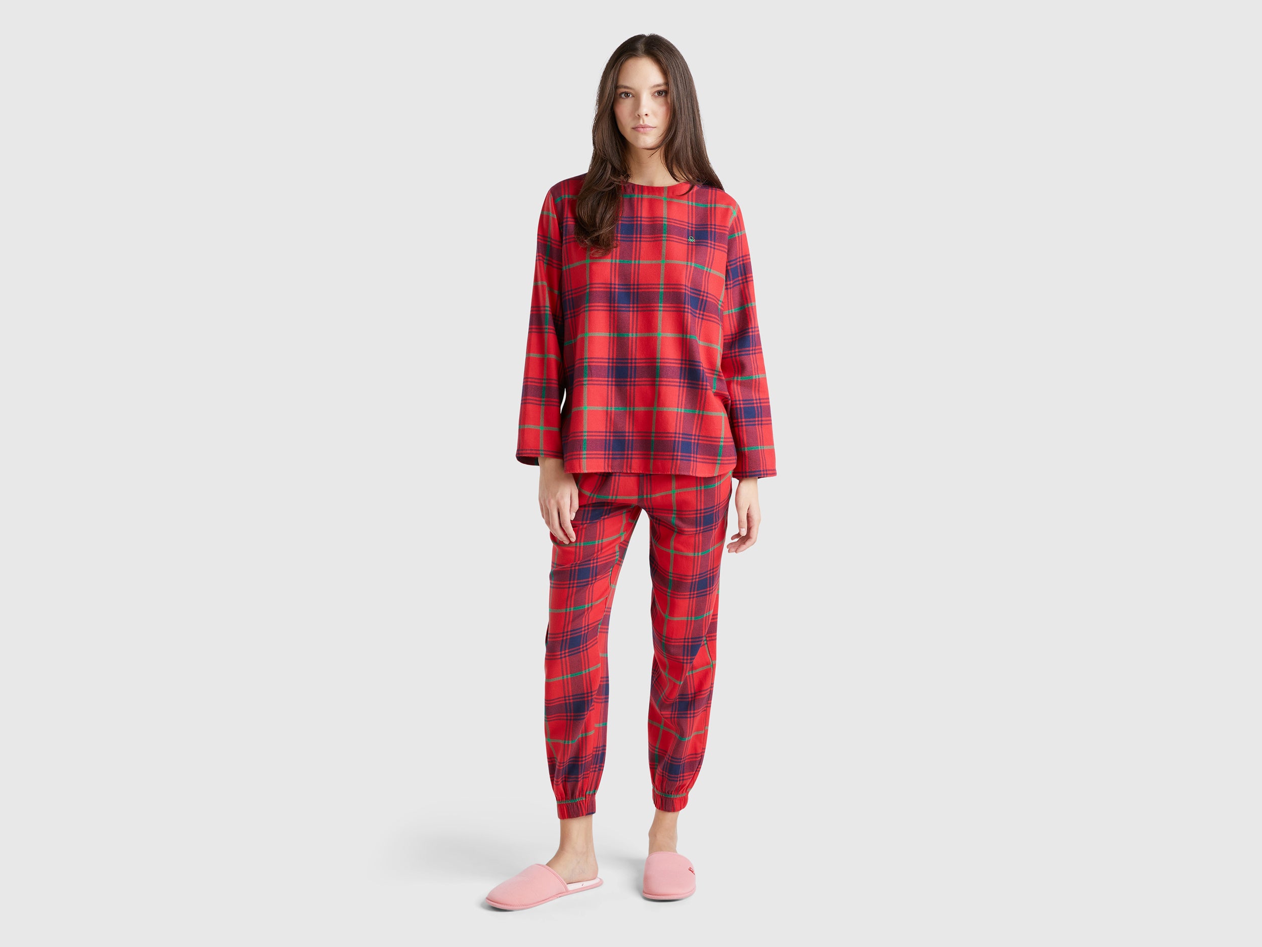 Calças tartan em flanela - ucb_image_FY