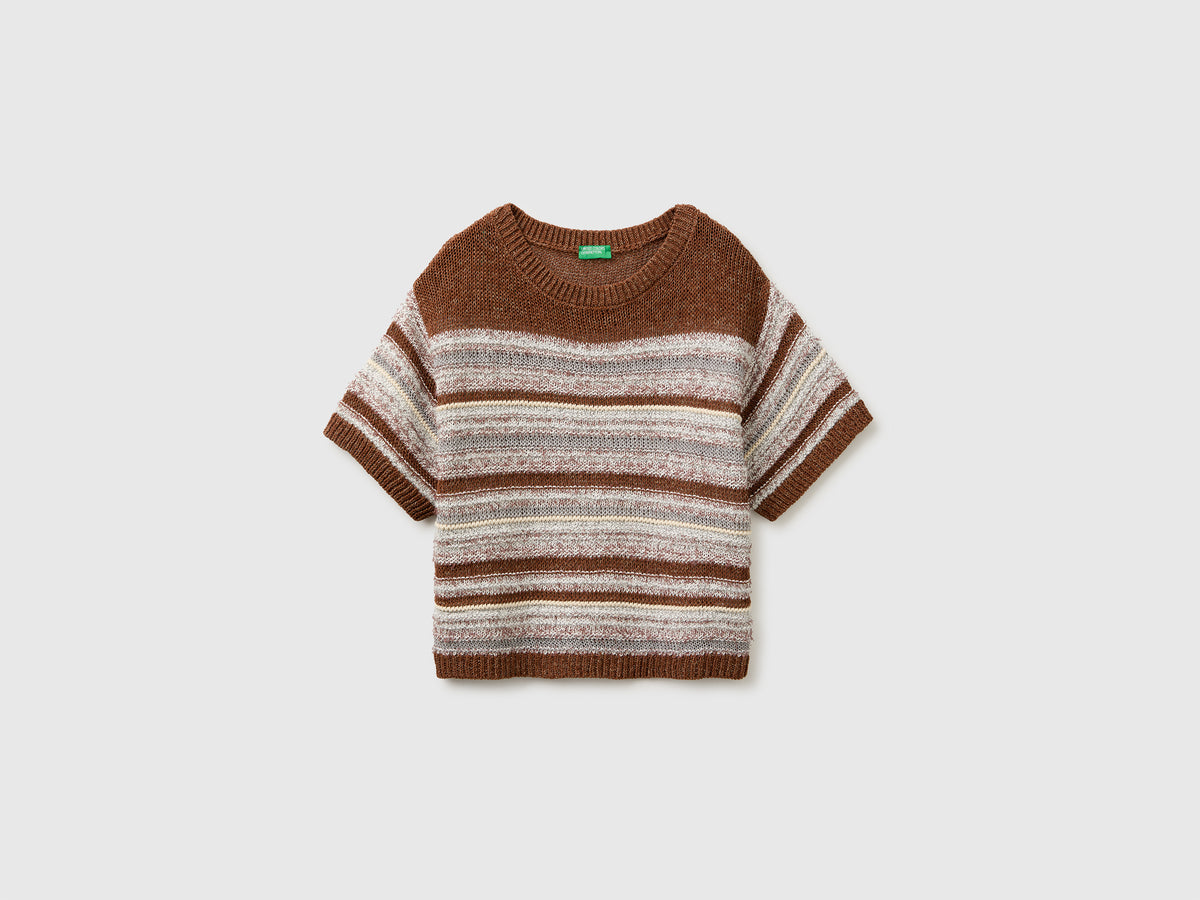 Camisola cropped às riscas - ucb_image_FS