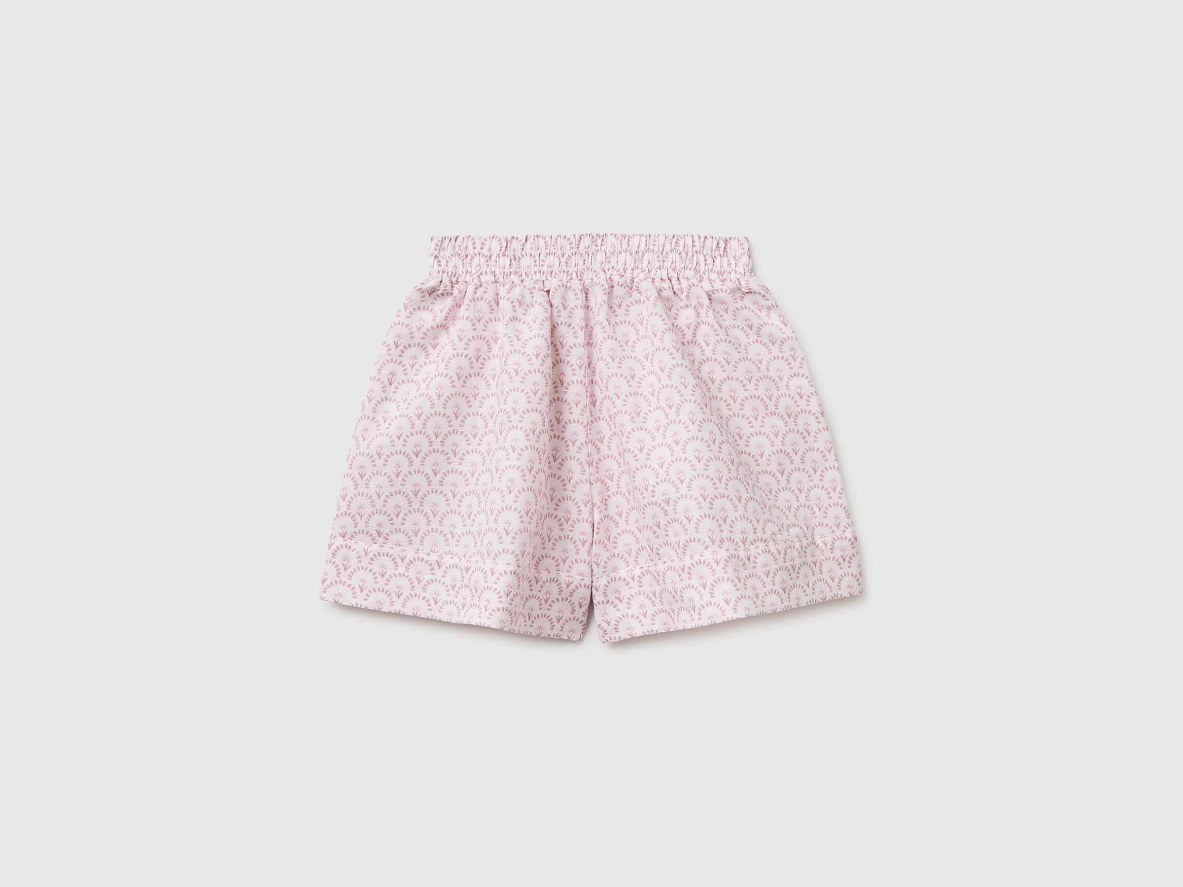Floral linen blend shorts - ucb_image_BS