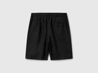 Bermuda shorts with drawstring in pure linen - ucb_image_BS