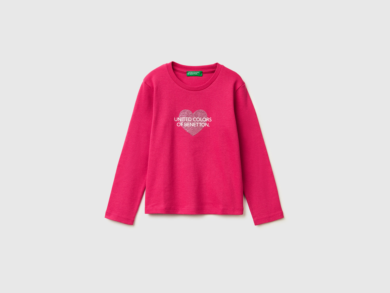 T-shirt in organic cotton with glittery logo - ucb_image_FS