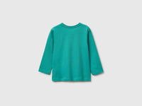 T-shirt in organic cotton with logo print - ucb_image_BS