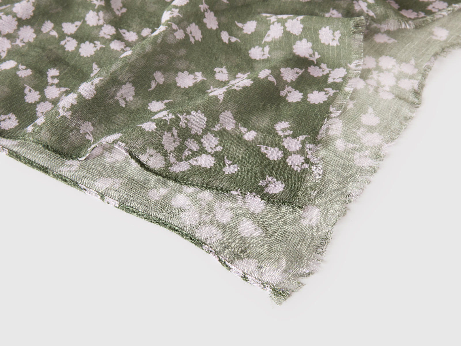 Patterned linen blend scarf - ucb_image_DS1