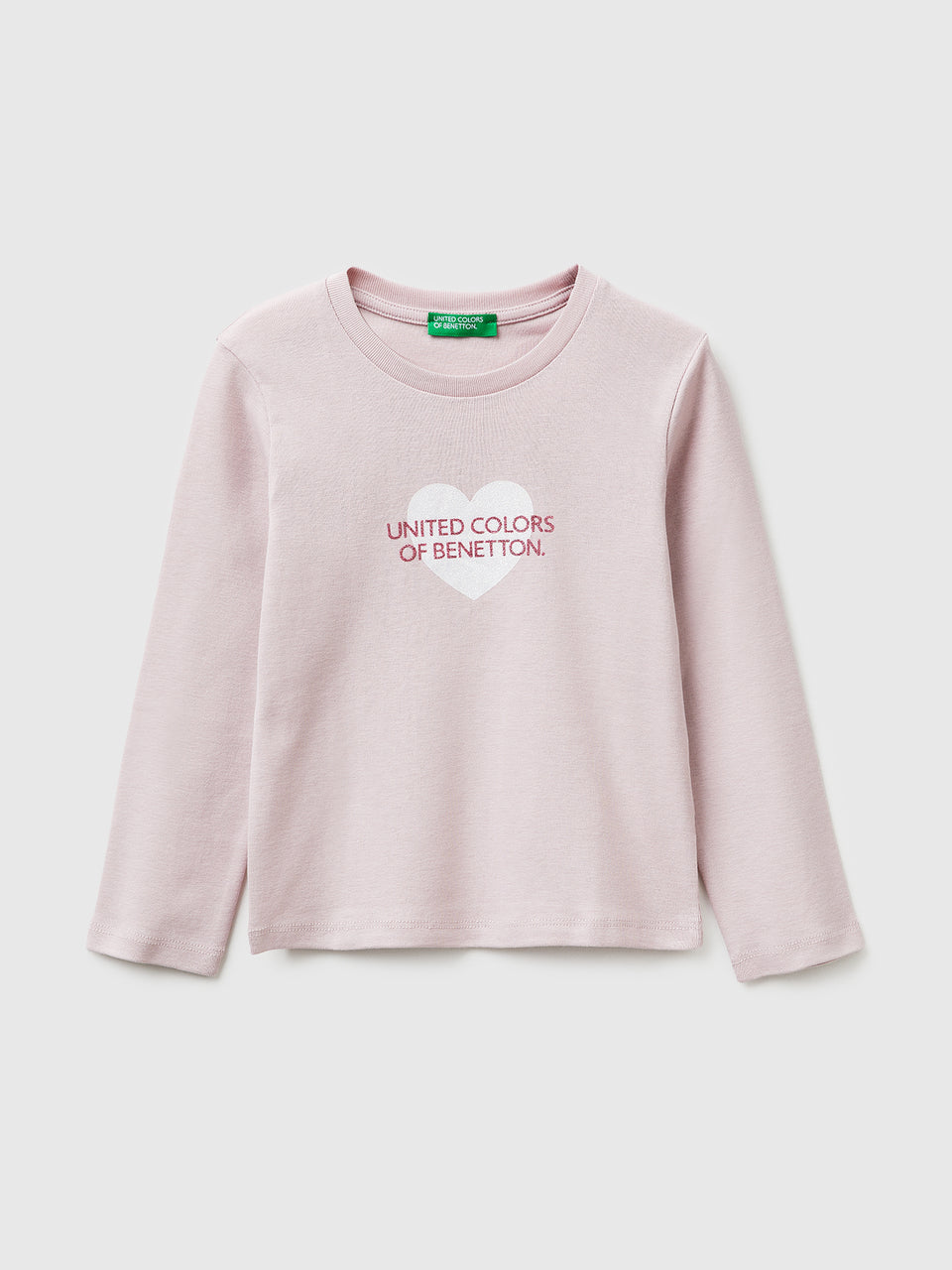 T-shirt com logótipo glitter em algodão orgânico - ucb_image_FS