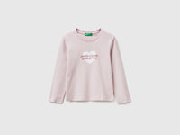 T-shirt com logótipo glitter em algodão orgânico - ucb_image_FS