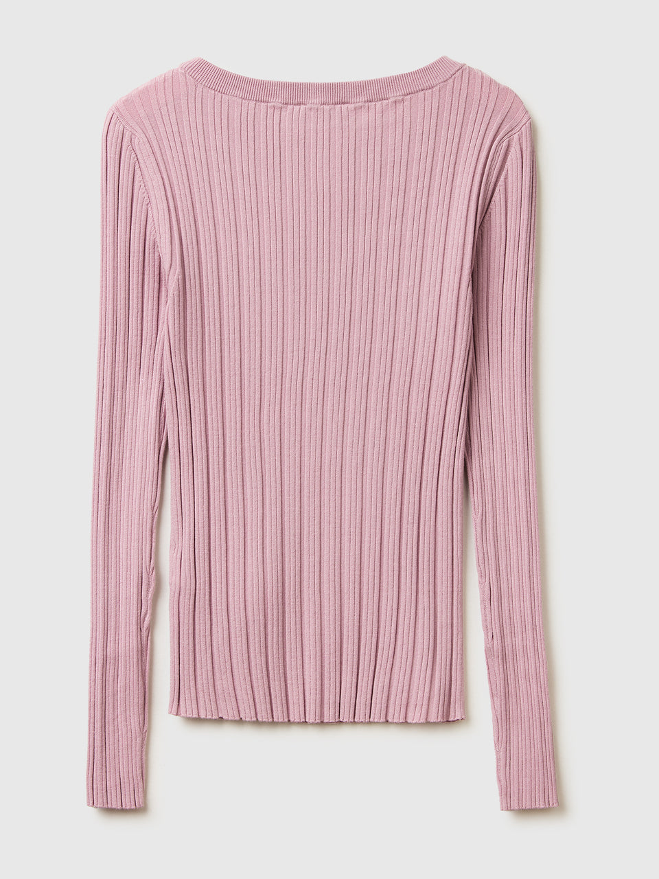Fitted ribbed sweater - ucb_image_BS