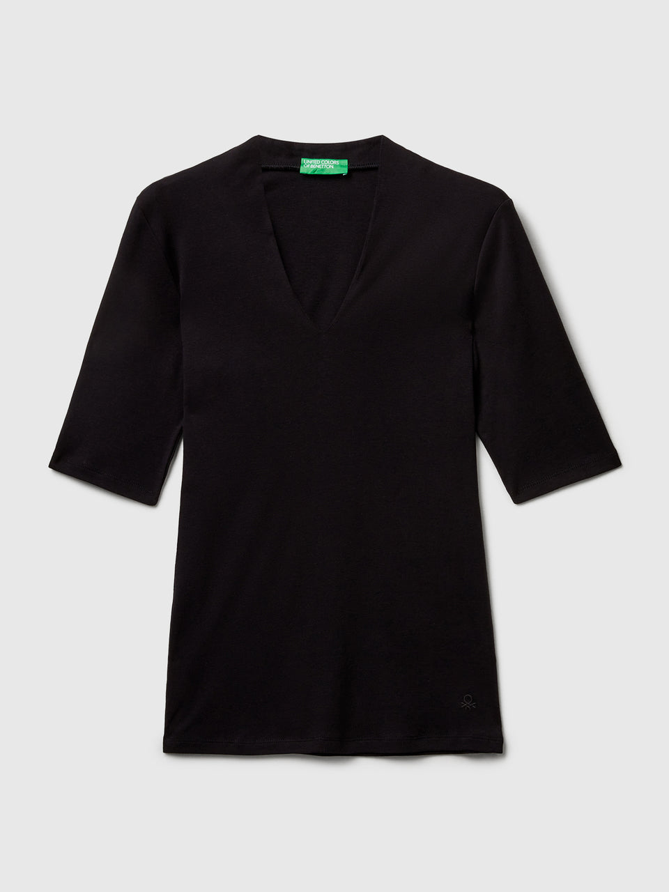 T-shirt slim fit em algodão de fibra longa - ucb_image_FS