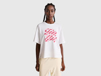 T-shirt com estampa slogan - ucb_image_F