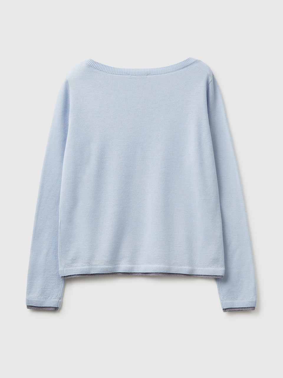 100% Merino wool boat neck sweater - ucb_image_BS
