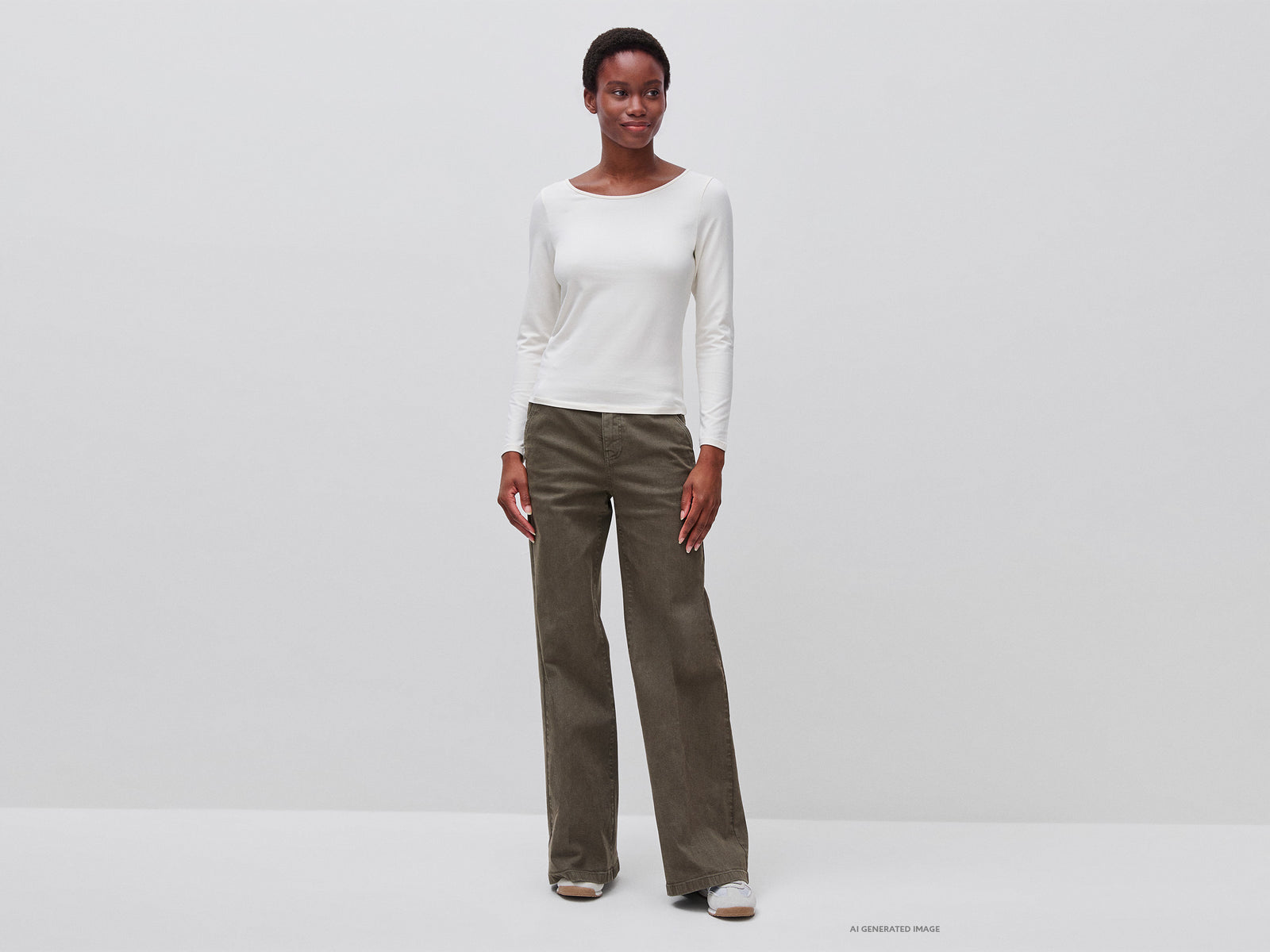 Wide-leg trousers