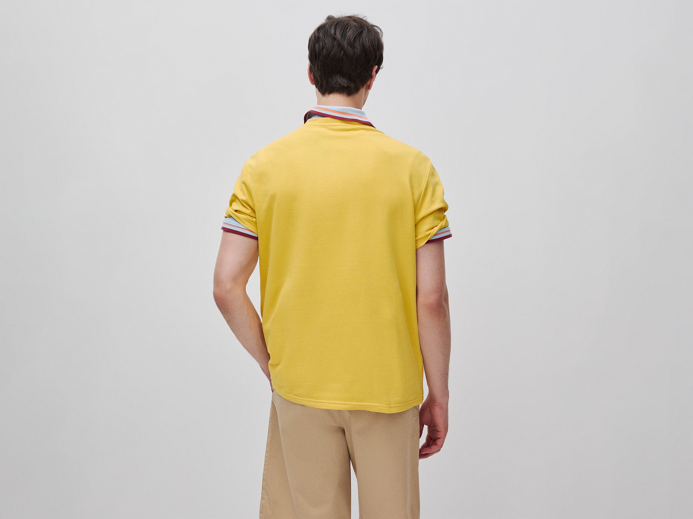 T-shirt em piqué de algodão orgânico - ucb_image_B