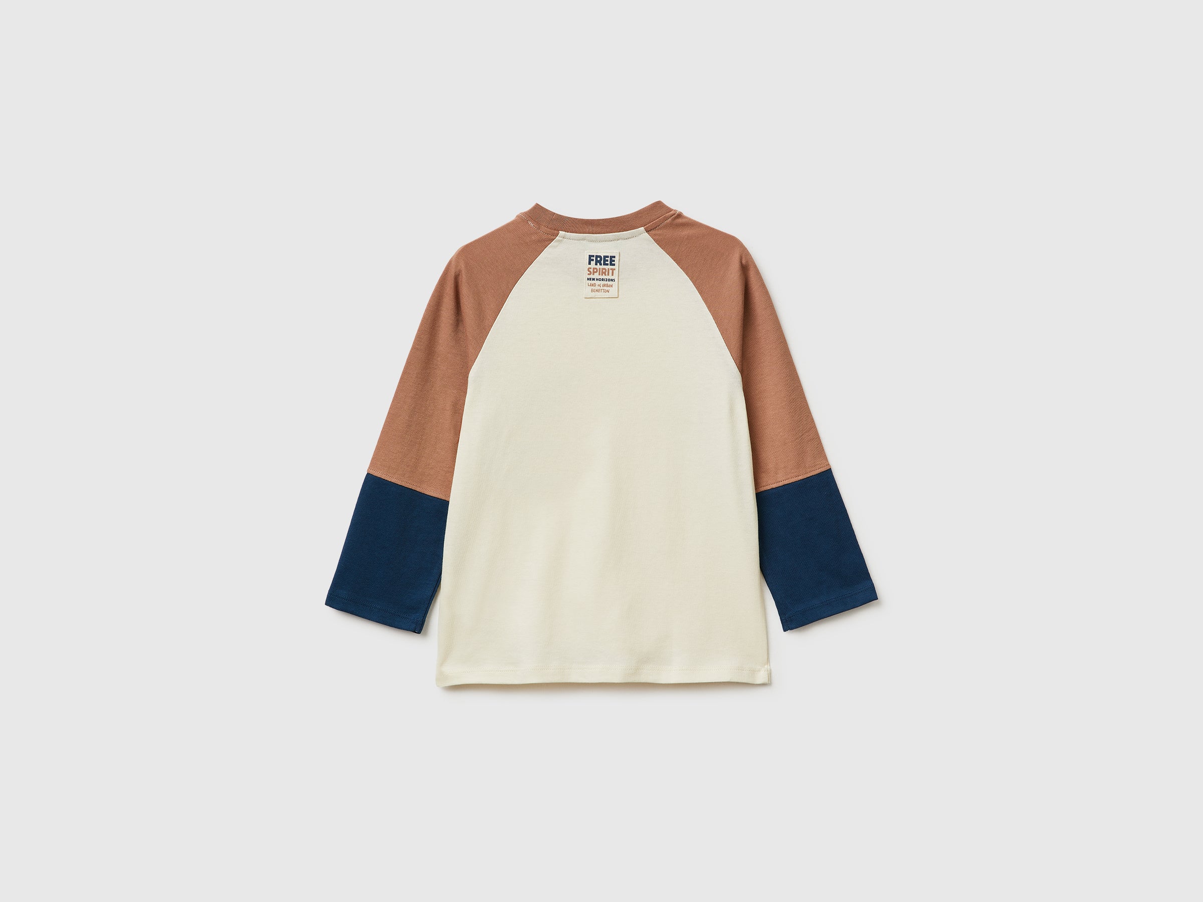 Color block T-shirt with print - ucb_image_BS