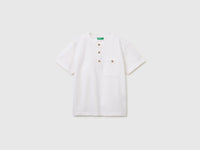 Linen blend henley T-shirt - ucb_image_FS