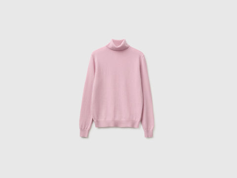 Camisola de gola alta lilás em pura lã Merino - ucb_image_FS