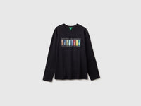 T-shirt com estampa e bordado - ucb_image_FS