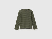 T-shirt com canelado riscado e bordado - ucb_image_BS