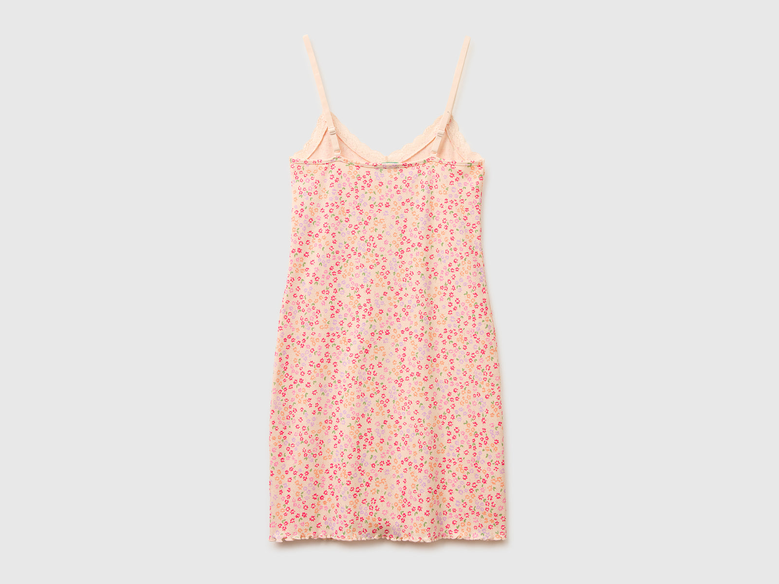 Patterned nightgown with shoulder straps - ucb_image_BS