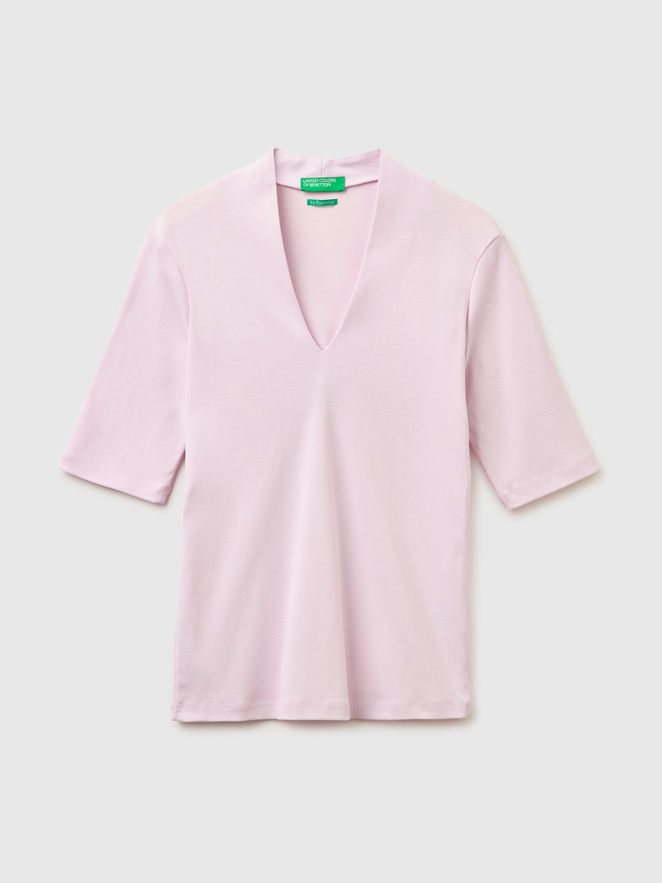 T-shirt slim fit em algodão de fibra longa - ucb_image_FS