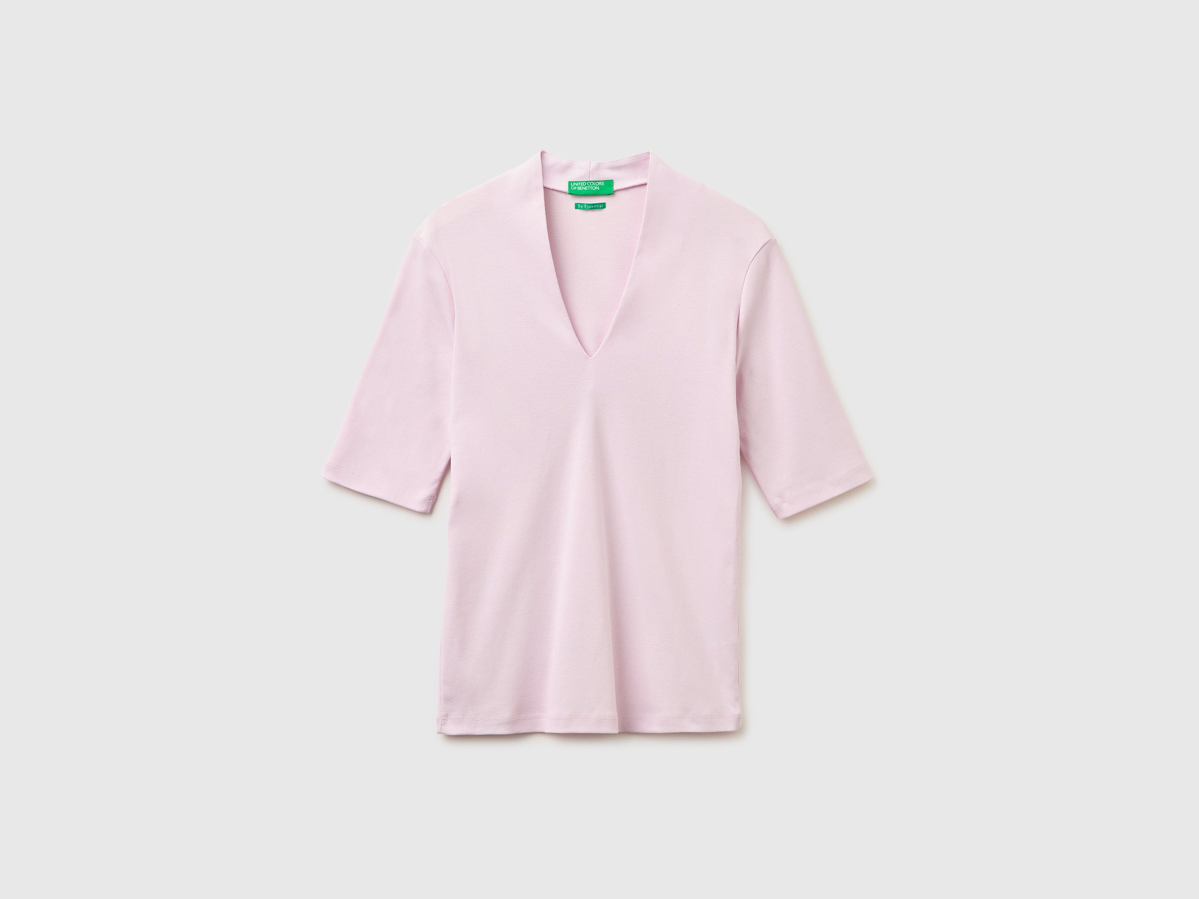 T-shirt slim fit em algodão de fibra longa - ucb_image_FS